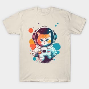 Space Cat Adventures Beyond the Stars T-Shirt